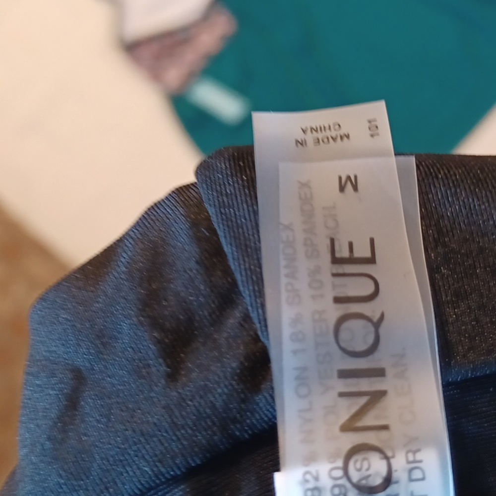 Younique Teal Swim Suit Size Medium - Picture 6 of 6